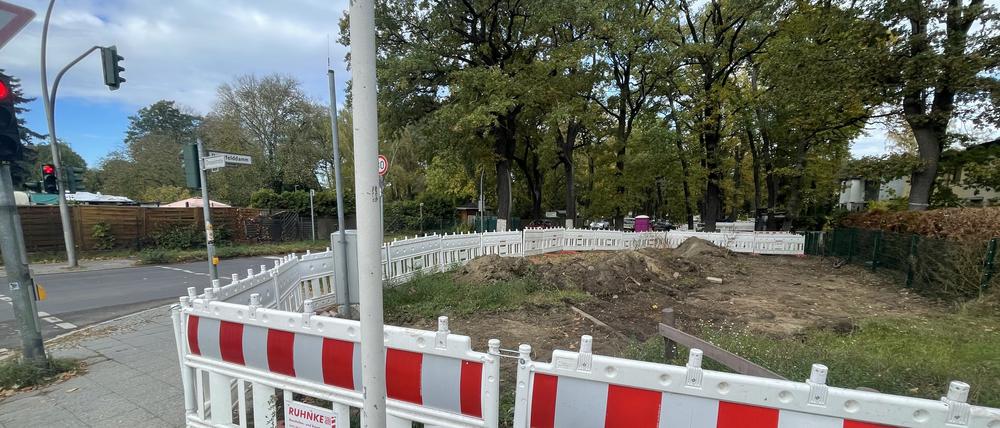 Neue Baustelle in Berlin Kladow Ritterfeldamm