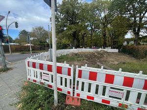Neue Baustelle in Berlin Kladow Ritterfeldamm 