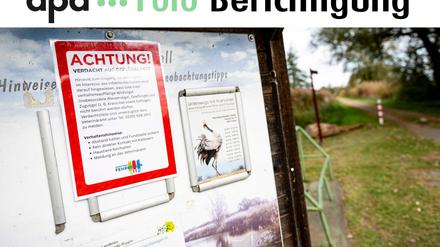 An der Vogelgrippe sind bereits viele Kraniche an den Linumer Teichen bei Fehrbellin (Kreis Ostprignitz-Ruppin) gestorben.