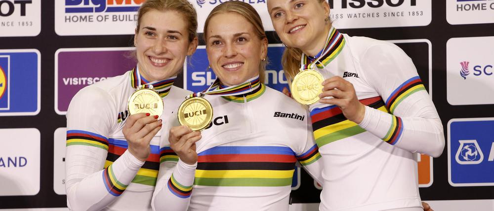 Die deutschen Teamsprinterinnen blieben diesmal ohne WM-Medaille. (Archivbild)