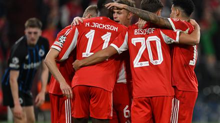 Die Bayern hatten gegen Brügge viel zu jubeln. 