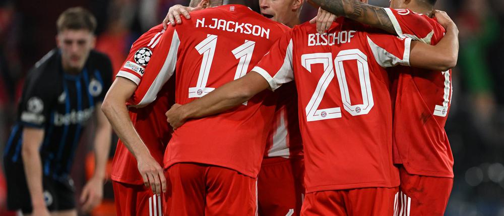 Die Bayern hatten gegen Brügge viel zu jubeln.