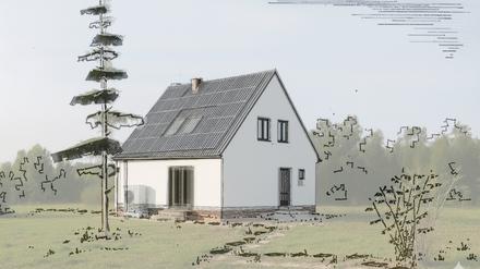 InNoWest zeigt mithilfe von KI, wie die EW-58-Serie energetisch saniert werden kann.