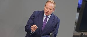 Tilman Kuban (CDU) spricht in einer Debatte im Bundestag.