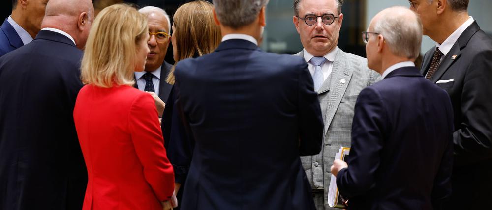 Der belgische Premierminister Bart De Wever forderte beim Gipfel Sicherheiten und gab letztlich auch sein OK.