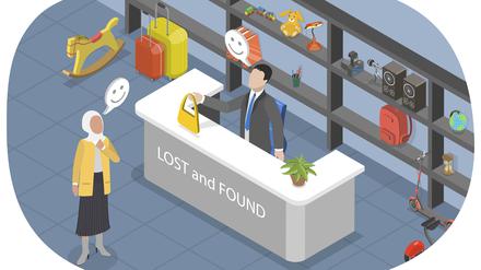 3D Isometrische flache Illustration von Lost And Found Gepäck Büro, Gepäckausgabe 3D Isometric Flat Illustration of Lost And Found Luggage Office, Baggage Claim Copyright: imageBROKER/AnastasiiaxTorianyk ibxplw14946566.jpg Bitte beachten Sie die gesetzlichen Bestimmungen des deutschen Urheberrechtes hinsichtlich der Namensnennung des Fotografen im direkten Umfeld der Veröffentlichung