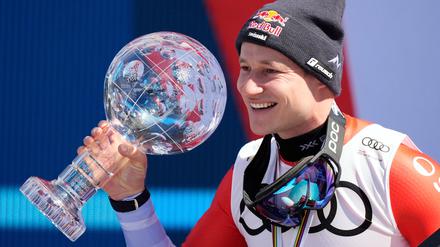 Auch in diesem Winter der Gejagte: Marco Odermatt aus der Schweiz. (Archivbild)