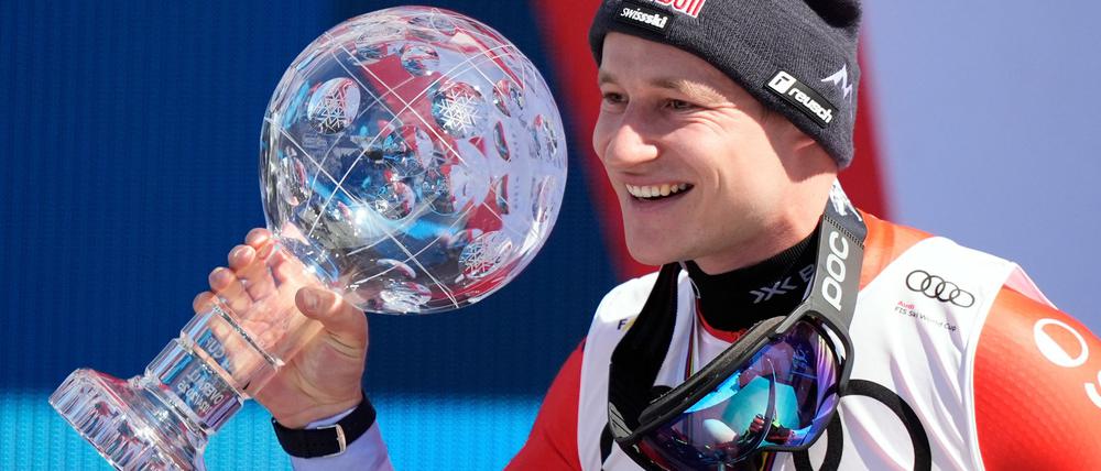 Auch in diesem Winter der Gejagte: Marco Odermatt aus der Schweiz. (Archivbild)