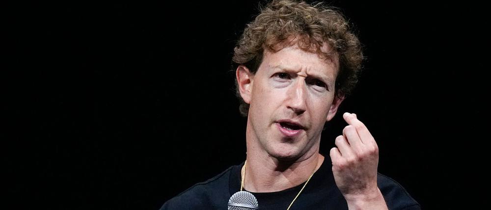  Meta-Chef Mark Zuckerberg hatte in Bezug auf die EU-Regeln von „institutionalisierter Zensur“ gesprochen. (Archivbild)