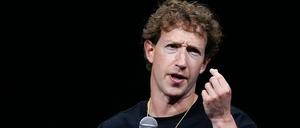  Meta-Chef Mark Zuckerberg hatte in Bezug auf die EU-Regeln von „institutionalisierter Zensur“ gesprochen. (Archivbild)