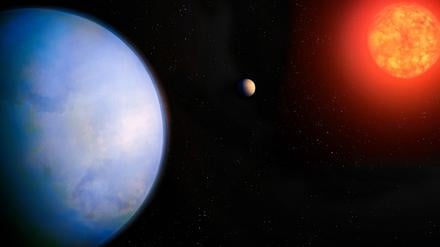 Ein internationales Forschungsteam nennt den Exoplaneten Gliese 251c eine „Super-Erde“. Die Daten zeigen, dass er knapp die vierfache Masse der Erde enthält. (Illustration)