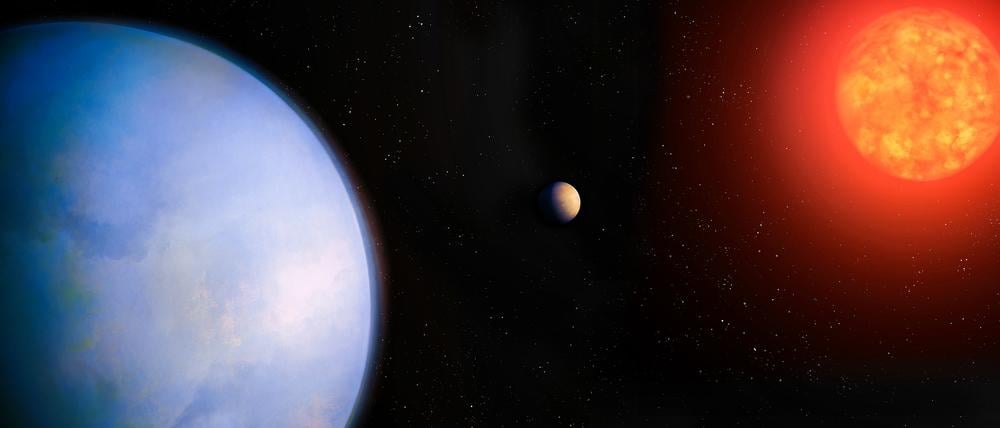 Ein internationales Forschungsteam nennt den Exoplaneten Gliese 251c eine „Super-Erde“. Die Daten zeigen, dass er knapp die vierfache Masse der Erde enthält. (Illustration)