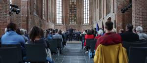 Die AfD plant im Paulikloster in Brandenburg an der Havel eine Wahlkampfveranstaltung und stößt damit auf Kritik (Archivbild). 