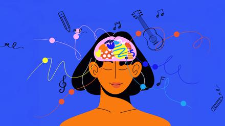 Kreative Hobbys wie Tanzen, Malen oder sogar Zocken können das Gehirn um mehrere Jahre verjüngen (Illustration).