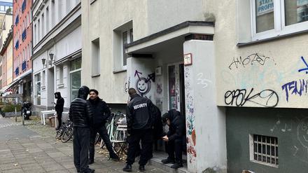 Habersaathstraße am 24.10.2025 nach morgendlichem Besuch des privaten Räumkommandos
Foto: Teresa Roelcke