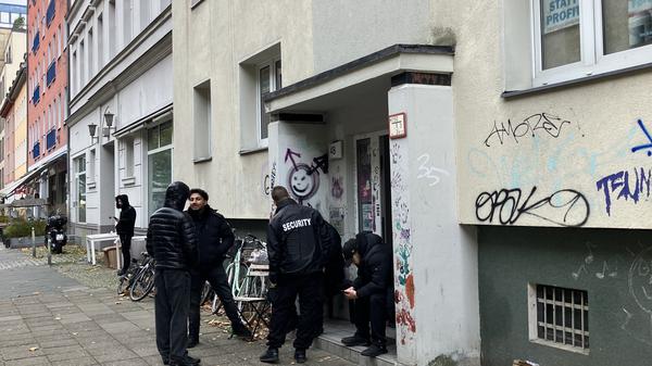 Habersaathstraße am 24.10.2025 nach morgendlichem Besuch des privaten Räumkommandos
Foto: Teresa Roelcke