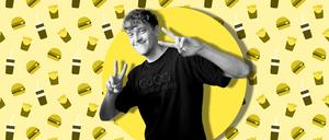 Burger, Pommes, Lukas – fertig ist der Song. 