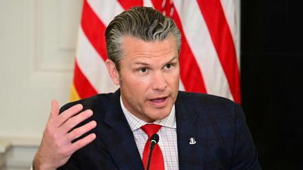 US-Verteidigungsminister Pete Hegseth.