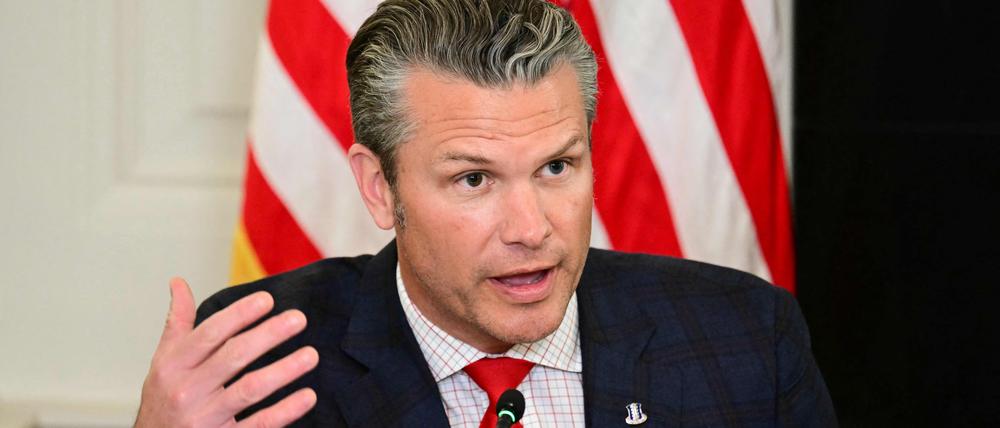 US-Verteidigungsminister Pete Hegseth.