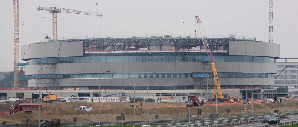 Die Eishockey-Arena Santa Giulia soll das Aushängeschild der Wettkämpfe in Mailand werden.