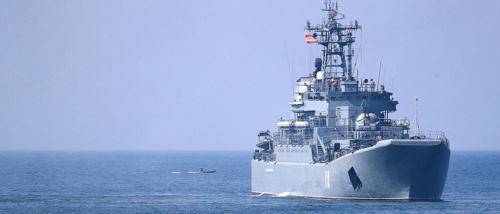 Das Kriegsschiff „Alexander Shabalin“ im Jahr 2019.