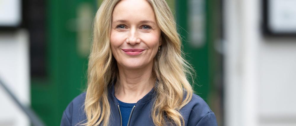 Mit elf hat sie den ersten Film gedreht: Stefanie Stappenbeck,.