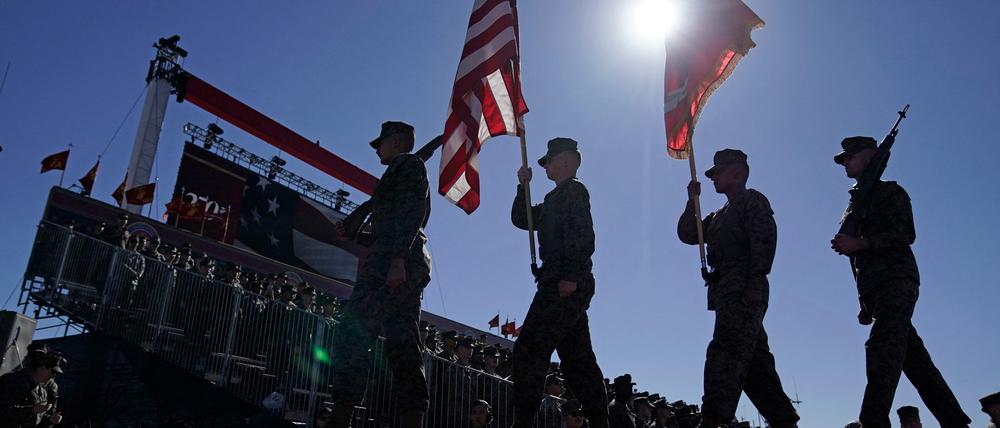 Mitglieder der US-Marines am 18. Oktober im kalifornischen Camp Pendleton.