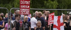 Der Fall eines Asylbewerbers, der eine 14-Jährige im englischen Epping belästigte, wurde zum Anlass für wochenlange Proteste. (Archivfoto) 
