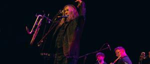 Blixa Bargeld, Frontmann der „Einstürzenden Neubauten“ bei der Eröffnung des Voices Berlin Festivals.