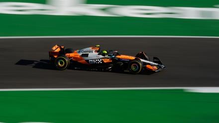 Platz eins vor der Qualifikation für Lando Norris.