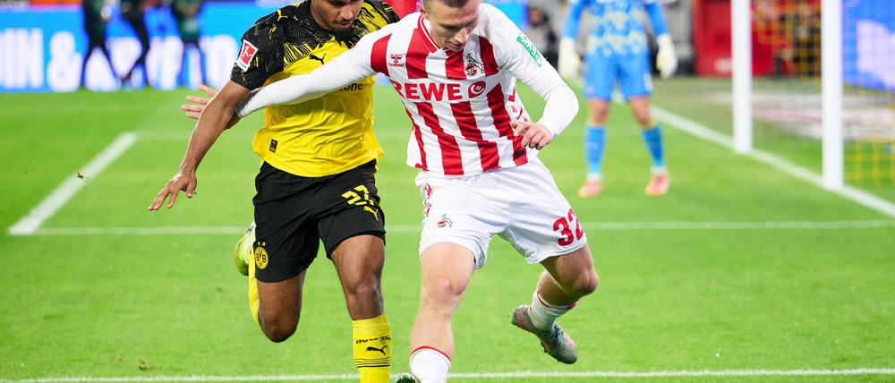 Glücklos gegen Köln: Karim Adeyemi (l).