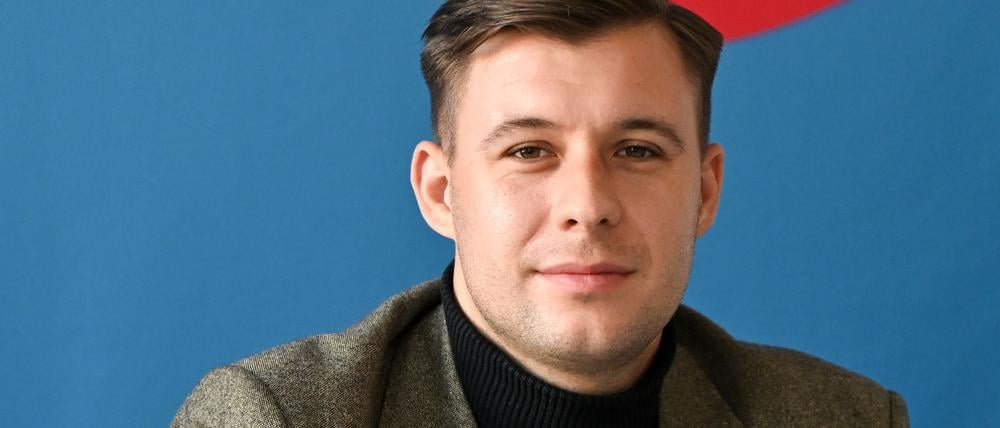 Der Brandenburger AfD-Landtagsabgeordnete Jean-Pascal Hohm ist designierter Vorsitzender der geplanten neuen Jugendorganisation der Partei (Archivbild).