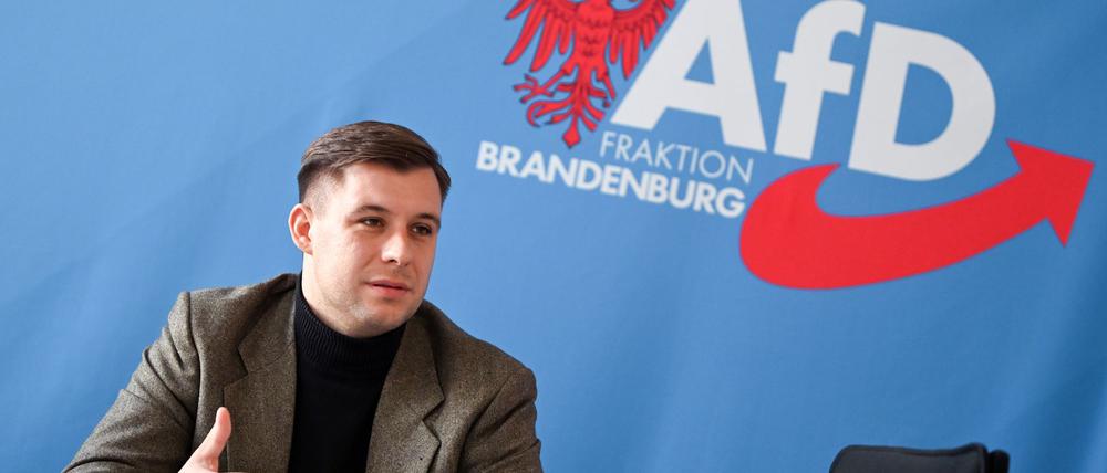 Der designierte Vorsitzende der geplanten neuen AfD-Jugendorganisation, Jean-Pascal Hohm, will junge Menschen ansprechen und engen Kontakt zur Partei halten (Archivbild).
