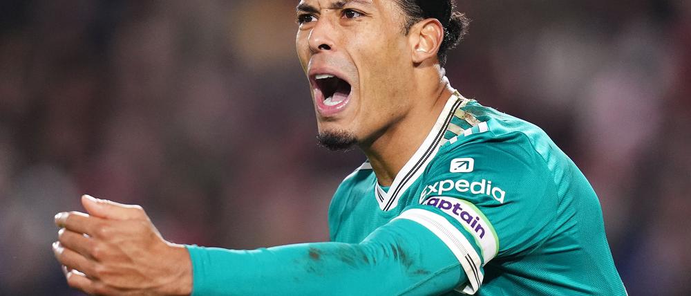 Virgil van Dijk ist bedient.