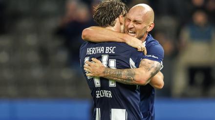 Das 1:0 gegen Düsseldorf war für Toni Leistner und Co. der emotionalste Hertha-Sieg in dieser Zweitliga-Saison.