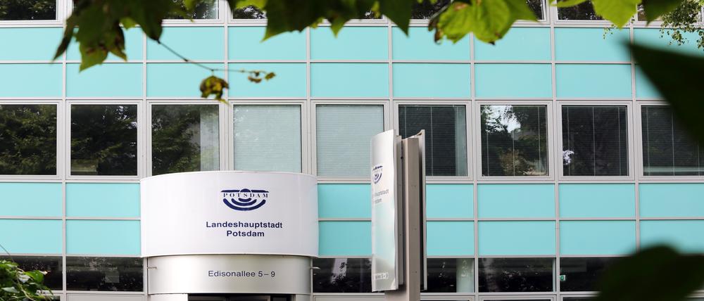 Rathaus Potsdam. Zur Zeit Sitz des Magistrats der Landeshauptstadt Potsdam.