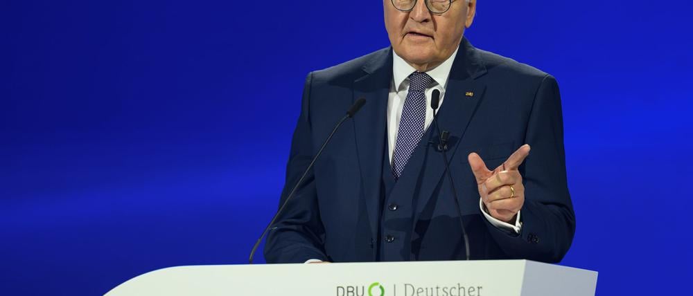 Bundespräsident Steinmeier mahnt, den Klimaschutz nicht zu vergessen.