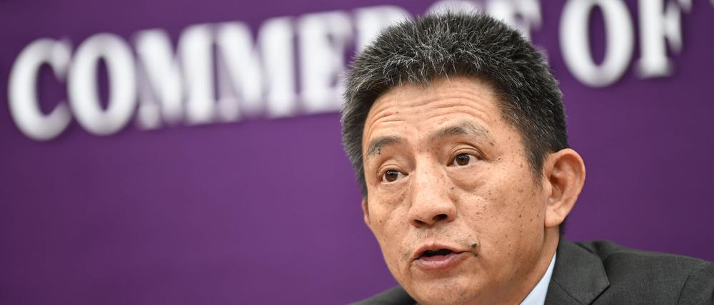 Li Chenggang, Verhandler in internationalen Handelsfragen, hat eine vorläufige Einigung mit den USA bekanntgegeben. (Archivbild)