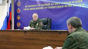 Putin ließ sich von Generalstabschef Waleri Gerassimow über die aktuelle Lage an der Front unterrichten.