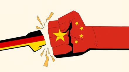 China vs Deutschland.