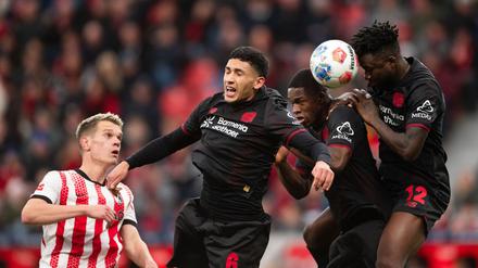 Leverkusen bleibt in der Bundesliga unter Trainer Kasper Hjulmand ungeschlagen.