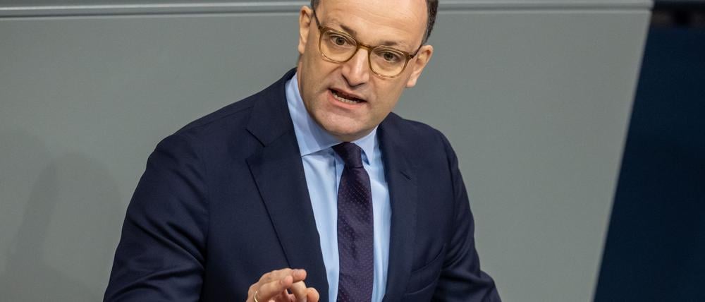 Der CDU/CSU Fraktionsvorsitzende Jens Spahn.