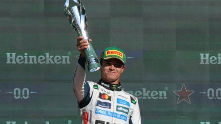 Mit einem Punkt Vorsprung der neue WM-Führende: Lando Norris-