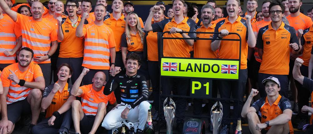 P1 für Platz eins - wird das am Ende auch der Rang für Lando Norris in der WM sein?