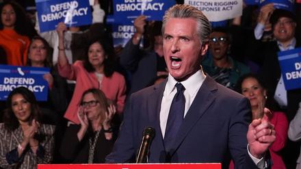 Ambitionen aufs Weiße Haus: Kaliforniens Gouverneur Gavin Newsom.