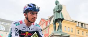 Florian Lipowitz wurde nach seinem dritten Platz bei der Tour de France in Deutschland gefeiert.