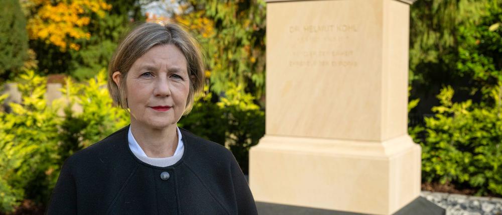 Für Maike Kohl-Richter "war immer klar, dass das Grab letztlich Denkmalcharakter haben muss".