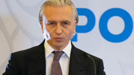 Russlands Fußballverbandschef Djukow heizte mit einem Spruch Spekulationen an. (Archivbild)