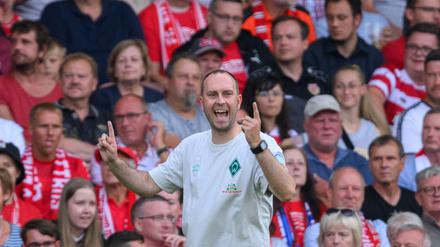 Ole Werner spielt im DFB-Pokal erneut bei Energie Cottbus. Diesmal mit RB Leipzig. (Archivbild)