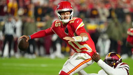 Patrick Mahomes warf drei Touchdowns, aber auch zwei Interceptions,